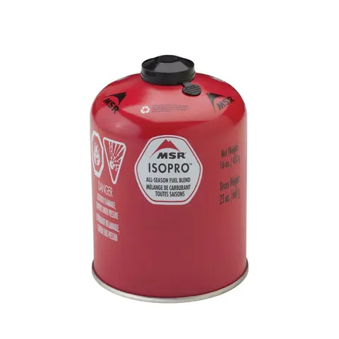 MSR IsoPro Canister 450 g Gass Gassboks med hel&#229;rsgass