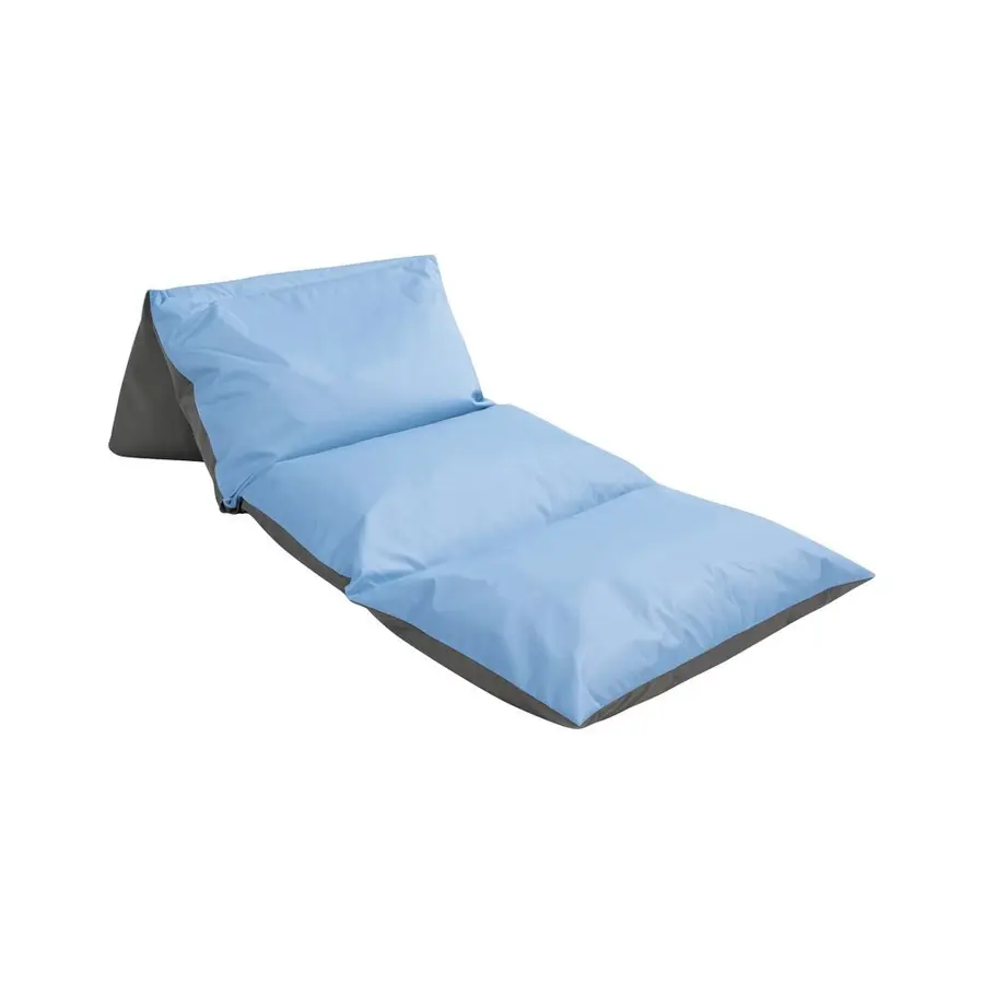 Seaty Pute Maxi Relax Lys Blå Avtakbart trekk | 250x90x30 cm 